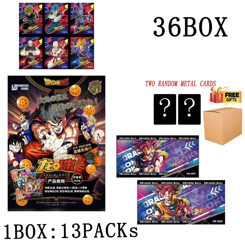 

Wholesales Dragon Ball Collection Cards Booster Box Huan Card Studio 2025 Limited Card Battle Carte for Children Gift Toy