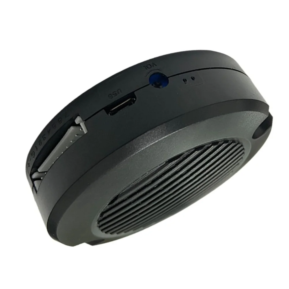 485 Serial Voice Alertor DC 5V-35V for Industrial Alarms For Custom Audio via USB Black ABS Housing 82x82x25mm