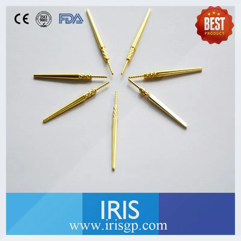 Wholesale 5000pcs / 10 Lot 2# Medium Size 3.2*28mm 100% Pure Brass Dowel Pins With Spike Dental Laboratory Tools Material