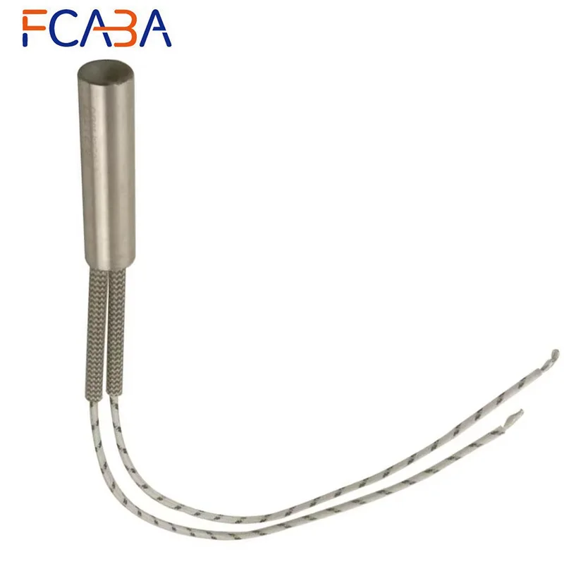 

FCABA 10*60 мм, длина трубки 250 Вт, нержавеющая сталь 316, высокая мощность, нагревательный стержень, картридж, нагревательный элемент 110 В, 220 В, 380 В
