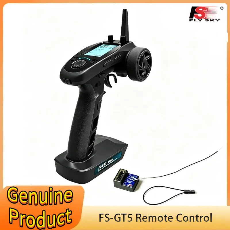 

FlySky FS-GT5 2.4G 6CH RC Transmitter W/ FS-BS6 Receiver for RC Crawler Car Boat Tank RC Parts