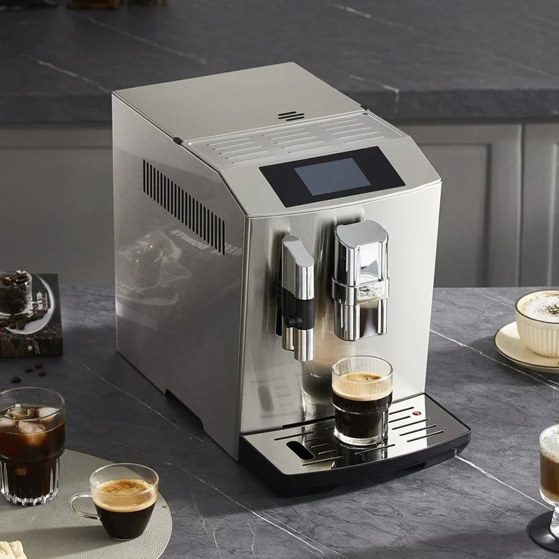 Italian American coffee milk foam one-click automatic coffee machine, household bean grinder