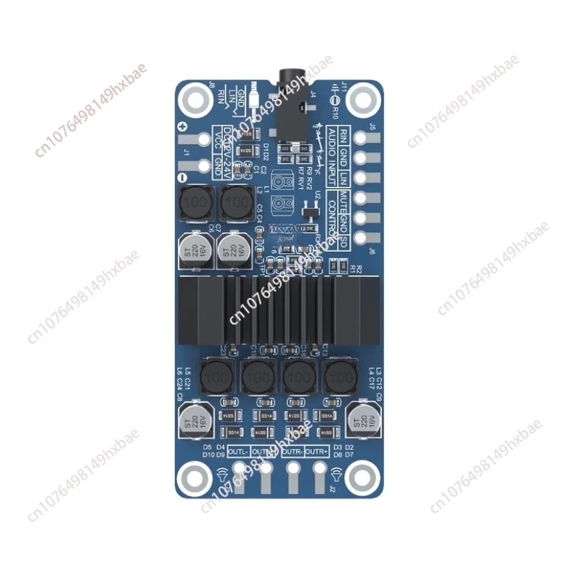 AAM4 2x50W Through Power Amplifier Board No POP Sound No Bottom Noise Portable Speaker Electric Vehicle Audio TPA3116