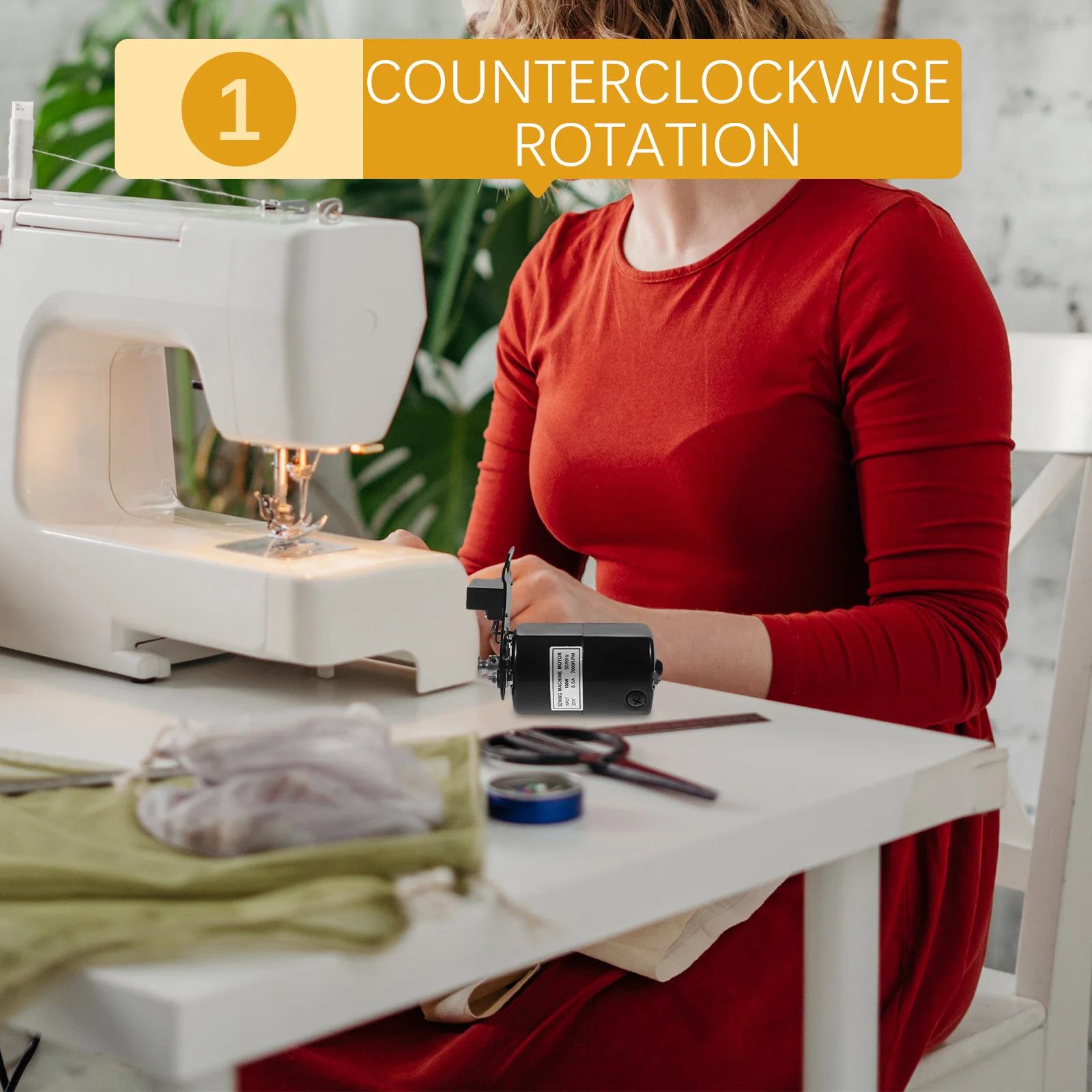 

Sewing Machine Motor Efficient Counterclockwise Rotation Durable Electrical Drive For Home Sewing Embroidery Winding Machines