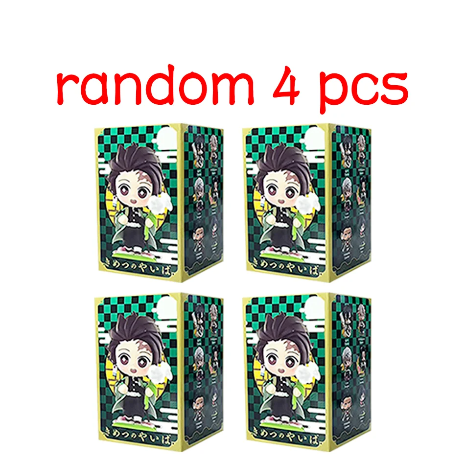 Demon Slayer Tanjiro Kamado Nezuko anime cartoon figuur blinde doos creatieve gepersonaliseerde standbeeld model ornament verrassing geschenkdoos