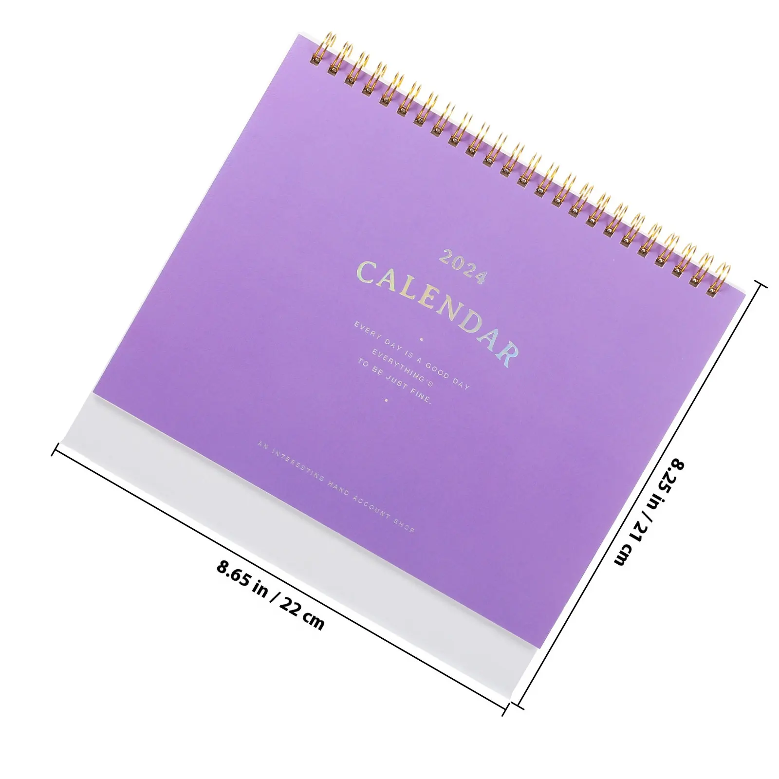 Premium Sturdy Bound Desk Calendar 2024 Small Standing Flip Calendar for Desktop Organization Ideal for Office Home Restaurant