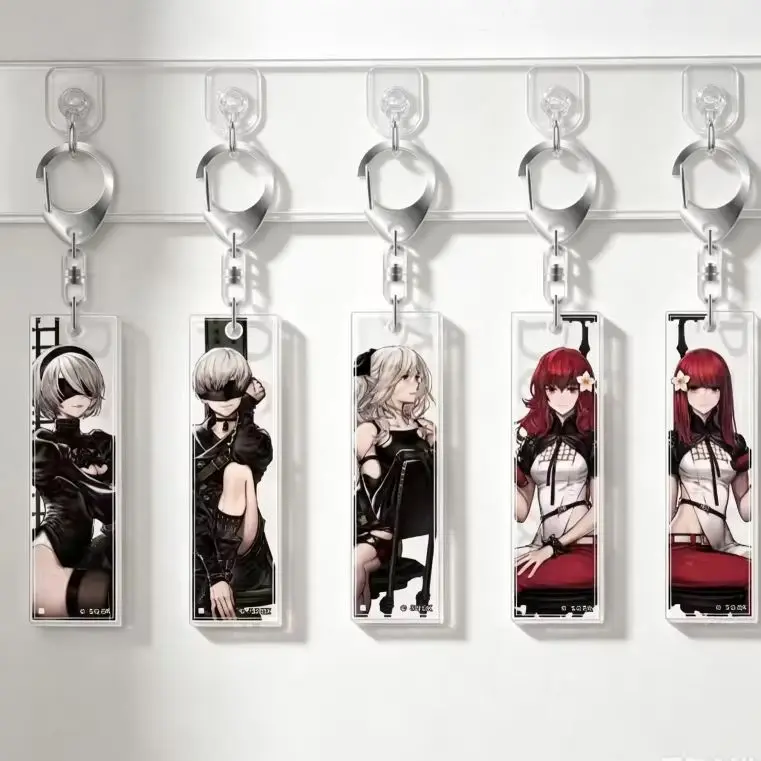 Anime NieR:Automata 15cm Popola Acrylic Stand Model Plate Keychain Desk Decorations Animation Periphera Souvenir Fans Gifts