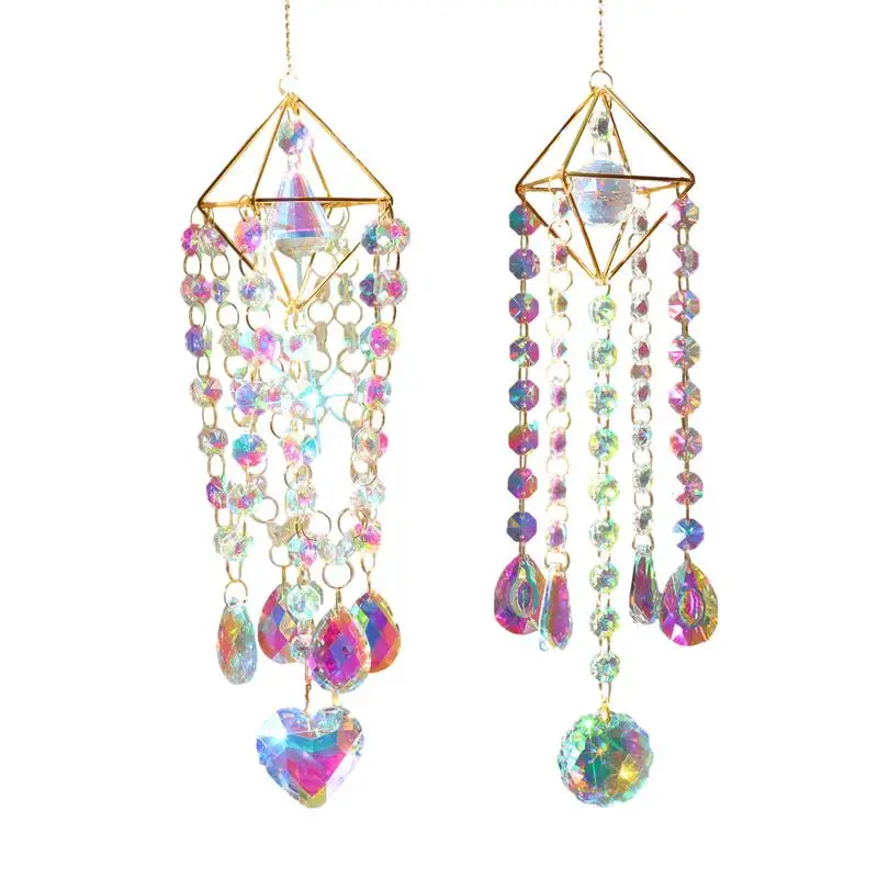 

Suncatchers With Crystals Hanging Window Crystal Pendant Indoor Reflective Decoration Tool For Living Room Wall DIY Supplies