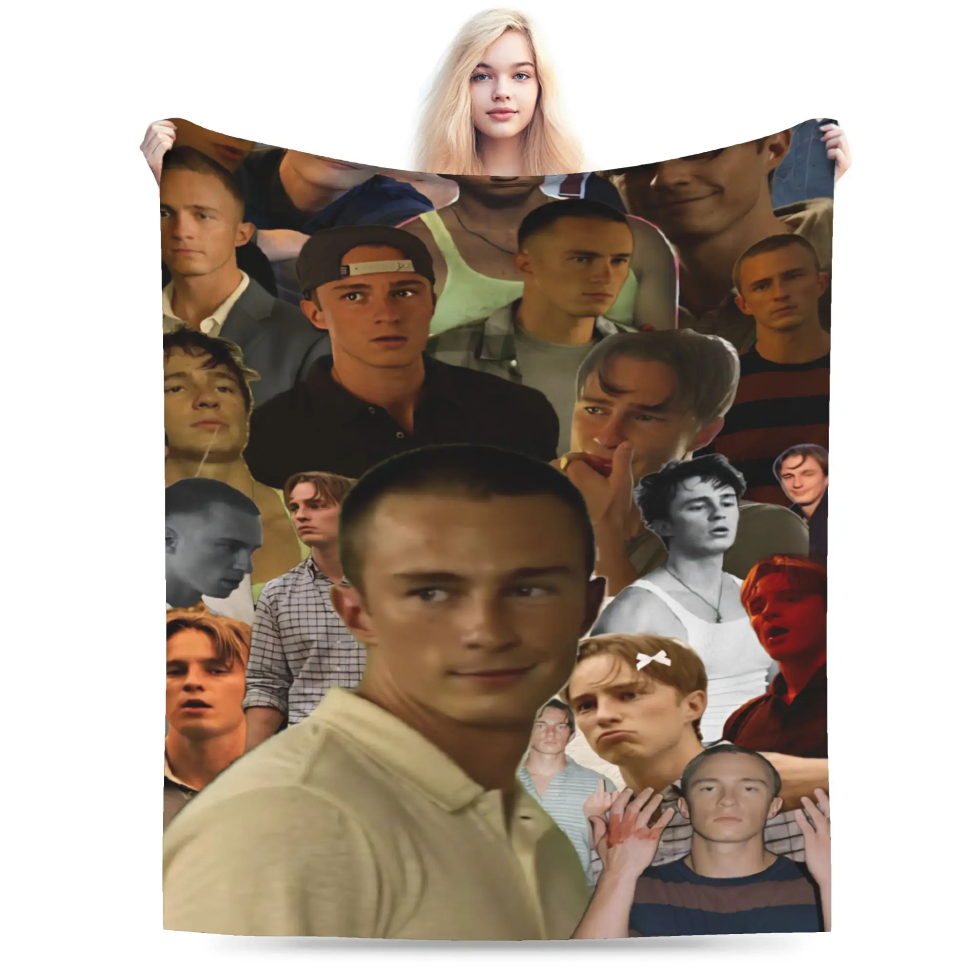 Super Soft Starkey Rafe Cameron Throw Blanket Premium Fleece Flannel Lightweight  Bed Blanket Super Cozy Bedspread