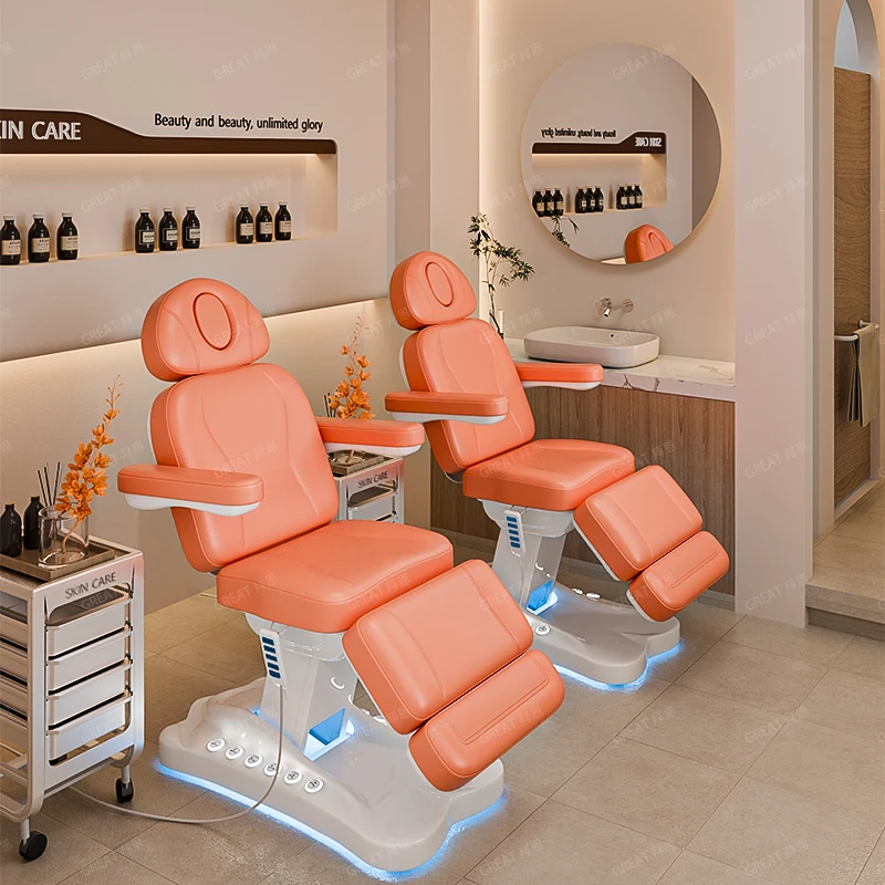 

Luxury professional cosmetics Thai facial salon spa beauty treatment bed portable electric heating massage bed