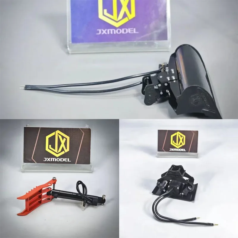 NUOVO JX-E20 Accessori di aggiornamento-JXmodel Micro Escavatore A Sgancio Rapido Impugnatura Elettrica Vano Pulizia Secchio Rammer