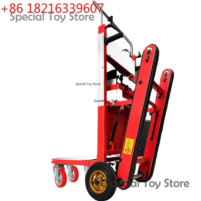 YAO 400KG Electric Stair Climbing Vehicle Crawler-type Up and Down Stair Climber Vehicle Trolley Flat Truck Staircase Tool