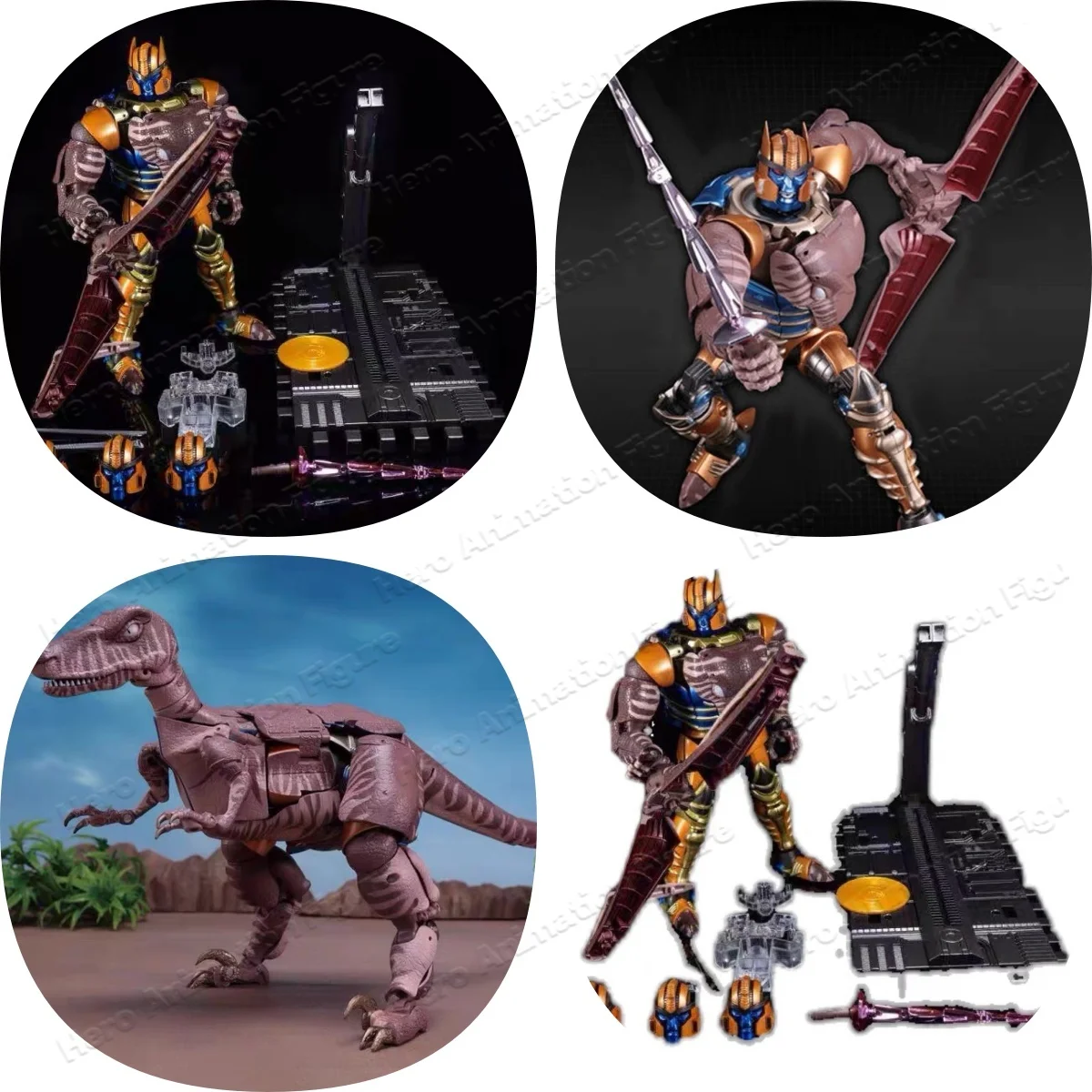 En stock, jouet de transformation Beast Wars BW, CR01, dinosaure, modèle MP, taille 23 cm, sans MP41 original, figurine robot, modèle d'action