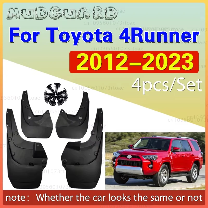 

Mud Flaps For Toyota 4Runner 5th Gen Accessories 2012 - 2023 Mudguards Splash Guards Fender 2023 2022 2021 2020 2019 2016 2013 2