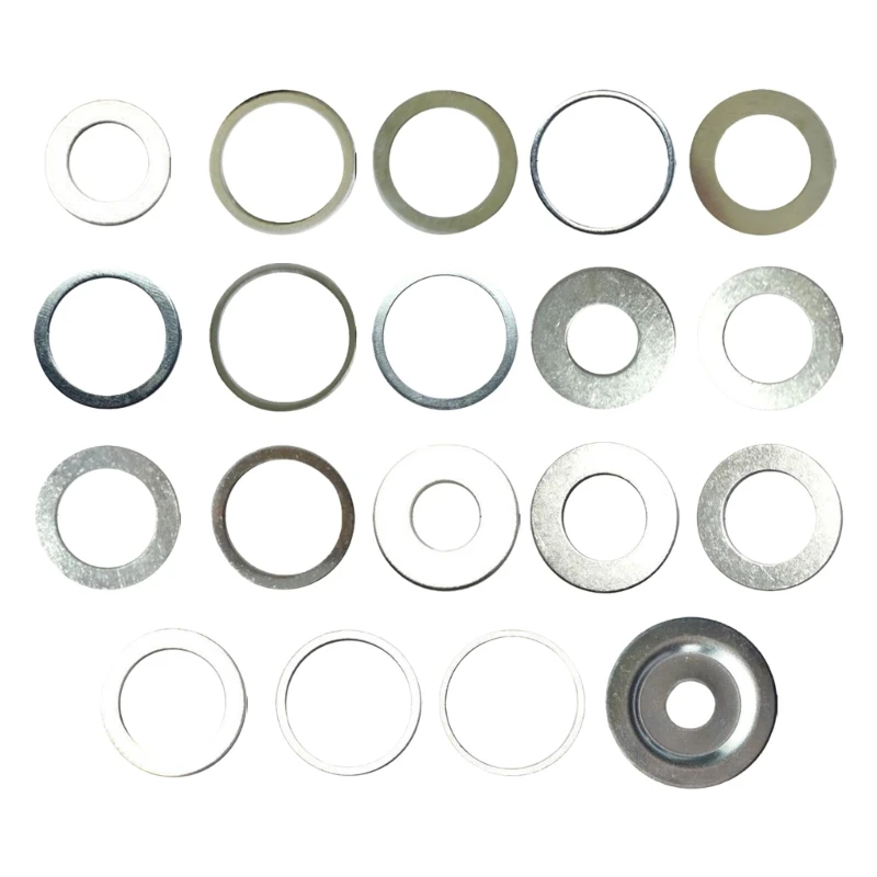 Sawer Blade Bushing Stainless Steel Arbor Adapter Set for Multiple Size Needs 0XXB