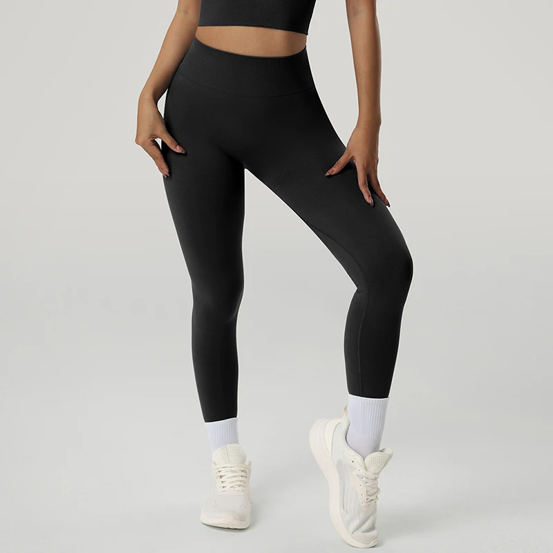 Leggings da yoga per donna estiva Fitness Corsa Allenamento Abbigliamento da palestra Pantaloni Pantaloni da yoga traspiranti ad asciugatura rapida a vita alta