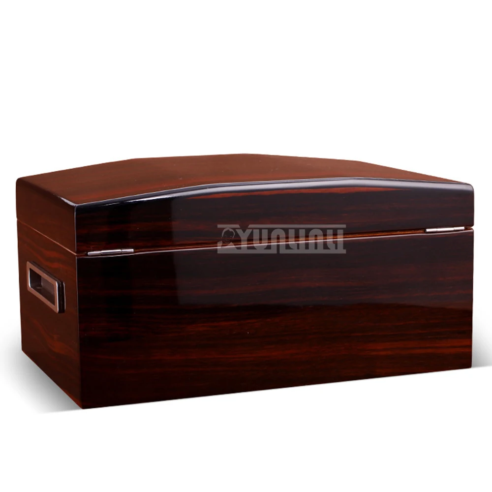 Cigar Humidor Box Hygrometer Humidifier Cigarette Cedar Wood Cas Portable Smoking Accessories