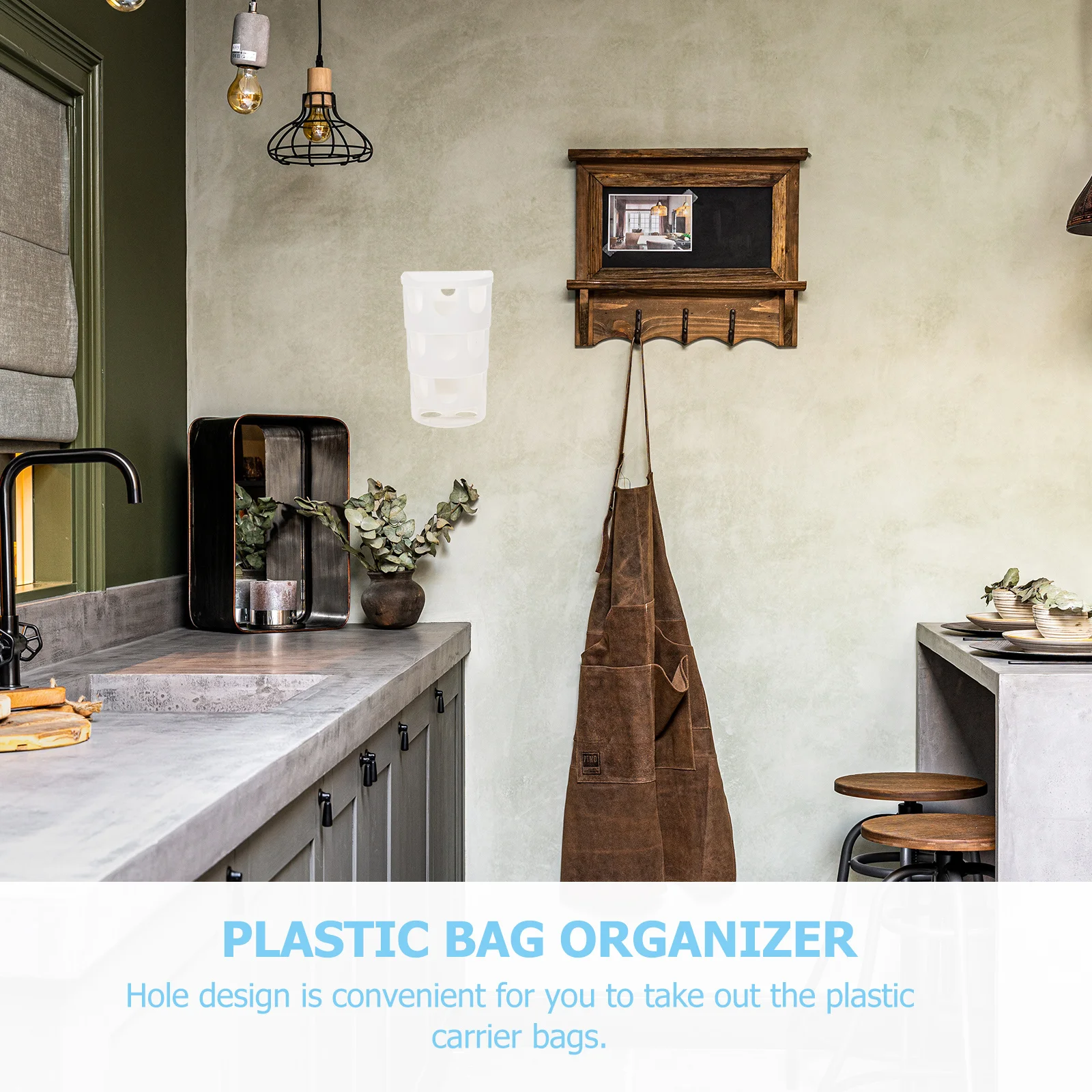 

1Pcs Storage Holder Trash Bag Organizer Large Hole Garbage Bag Dispenser Practical Home Kitchen Storage Box