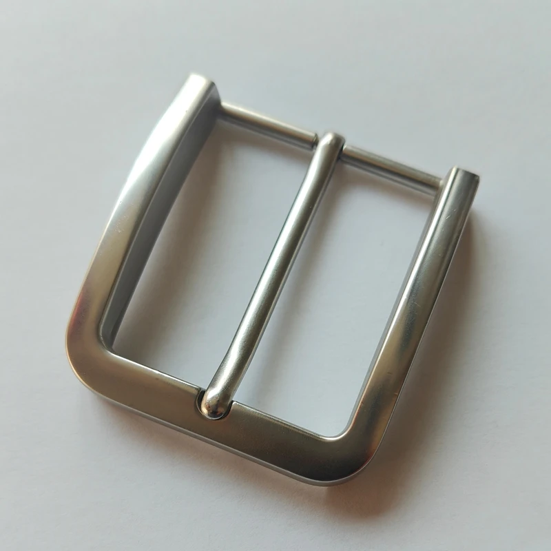 

1Pcs 40 mm Zinc Alloy Men Casual Belt Buckle End Bar Heel Buckle Single Pin Buckles DIY Leather Accessory for 38-39mm Belts