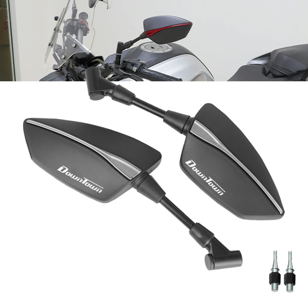 

For KYMCO DOWNTOWN DT 125i 250i 300i 350i Motorcycle Motorbike CNC Mirror Rearview Rear Side Mirrors