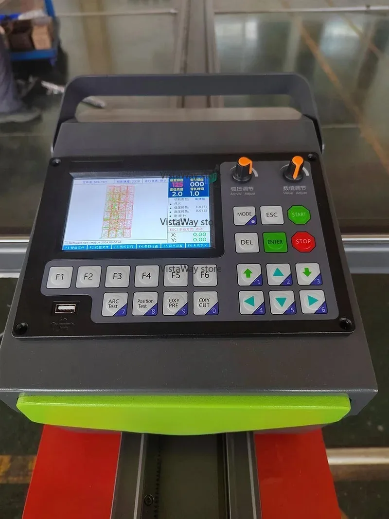 ماكينة قطع البلازما المحمولة 55A باستخدام الحاسب الآلي جودة 6 مللي متر معدن 100% مصدر دورة مستهلك تصميم مدمج سهل الهواء جديد
