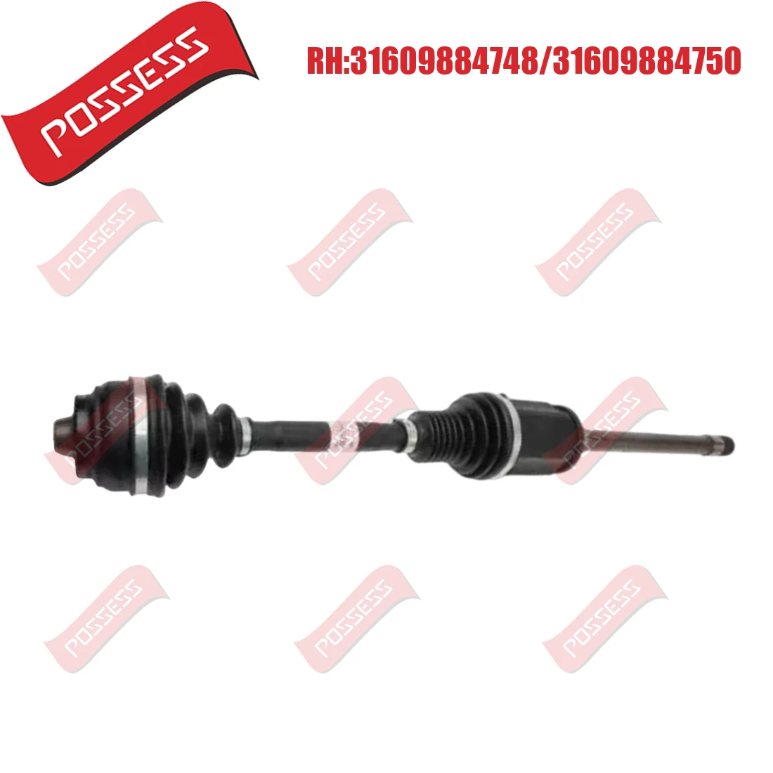 Front Axle Drive Shaft Assembly With Constant Velocity Universal Joint For BMW 5 Series G30 G31 G38 xDrive 2017-2023 31609884747