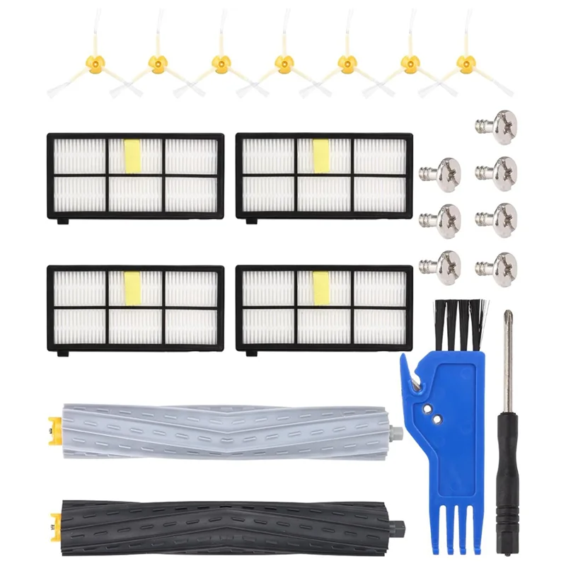 HOT SALES Replacement Parts Compatible for iRobot Roomba Series 800 900, Brush Accessories for 866 871 880 890 960 966 971 976