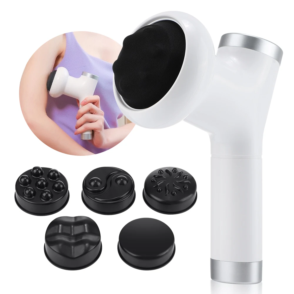Handheld body massager USB rechargeable body fat push massager multifunctional back leg cervical massager