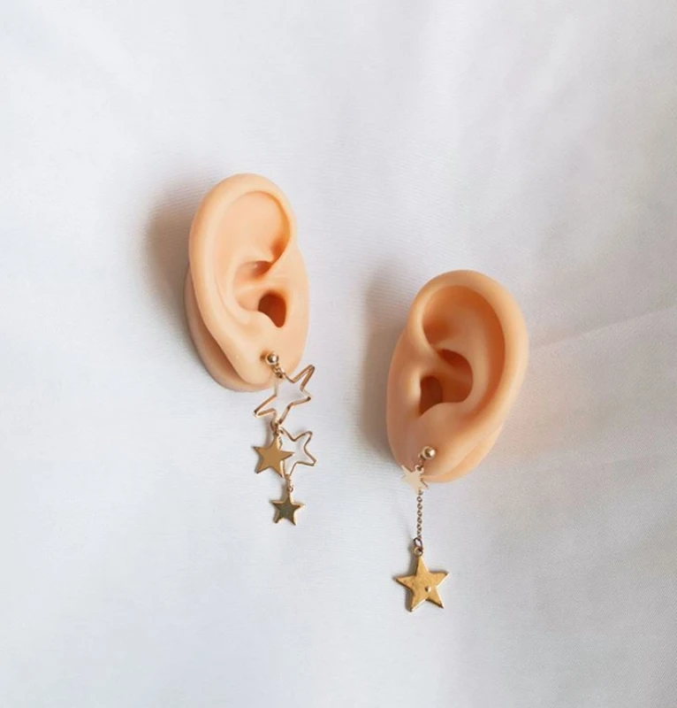 

Силиконовая модель уха, обучающий инструмент для пирсинга, серьги для дисплея