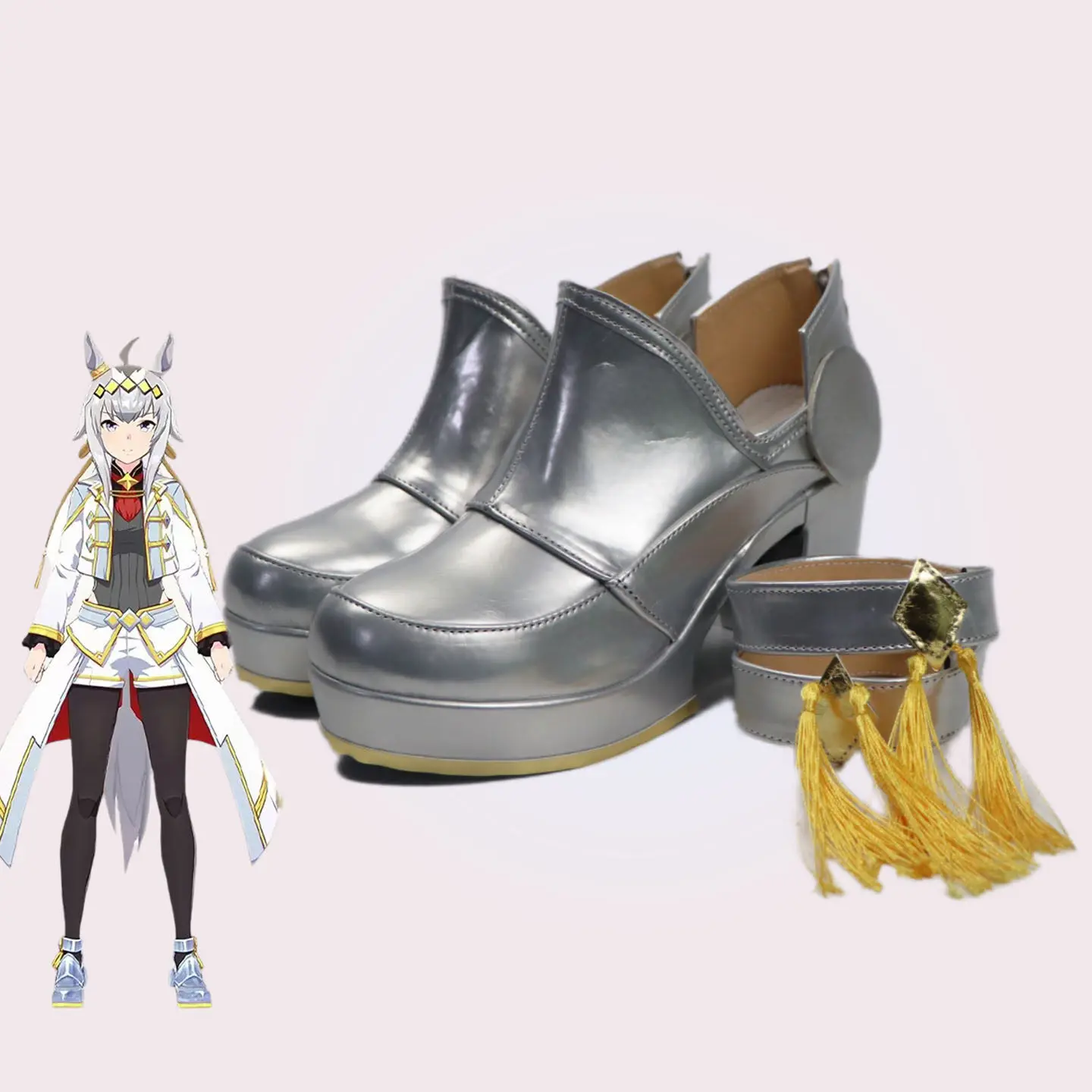

Anime Game Cosplay Boots Oguri Cap Uma Musume Pretty Derby Shoes Adult Halloween Party Costume Accessories Custom Made