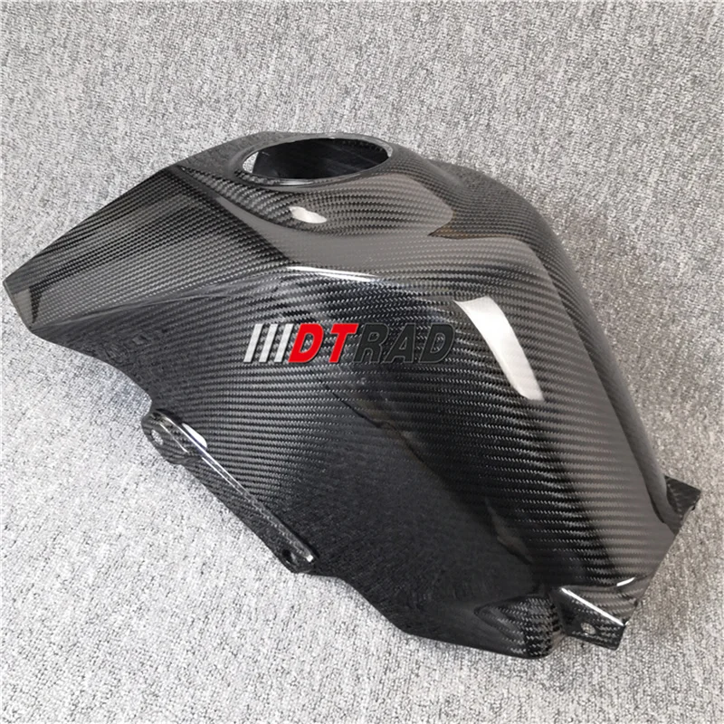 For KTM RC390 Real Carbon Fiber Motorcycle Upper Tank Cover Fairing