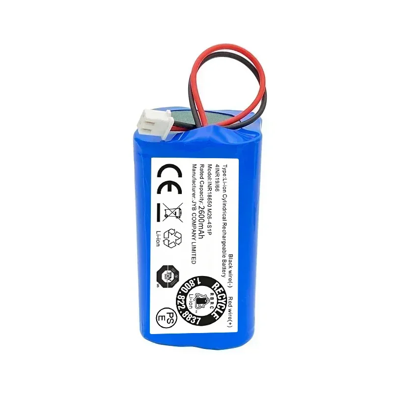 Batería de litio recargable 18650 14,4 V 2600 mAh, utilizada para amplificadores, parlantes, parlantes Bluetooth, parlantes de palanca, etc.