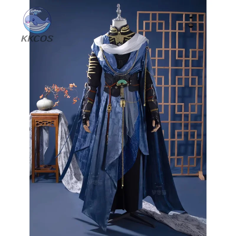 

Костюм главногоtagonist Where Winds Meet - Letter Carried by Carp, костюм для косплея, наряд на Хэллоуин, карнавал, Рождество, ролевая игра KKcos