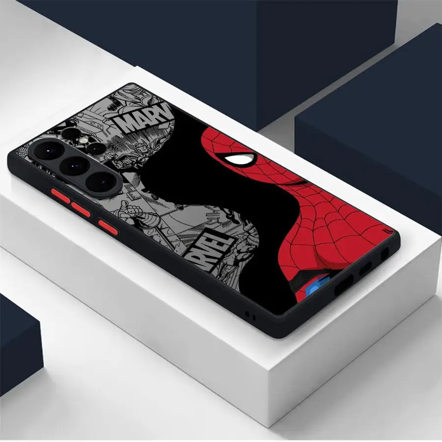 Marvel Venom Spidermans Telefoonhoesje voor Samsung Galaxy A16 5G A71 A51 A31 A70 A30 A05 A50 A06 Note 20 10 Plus 9 8 Matte Cover