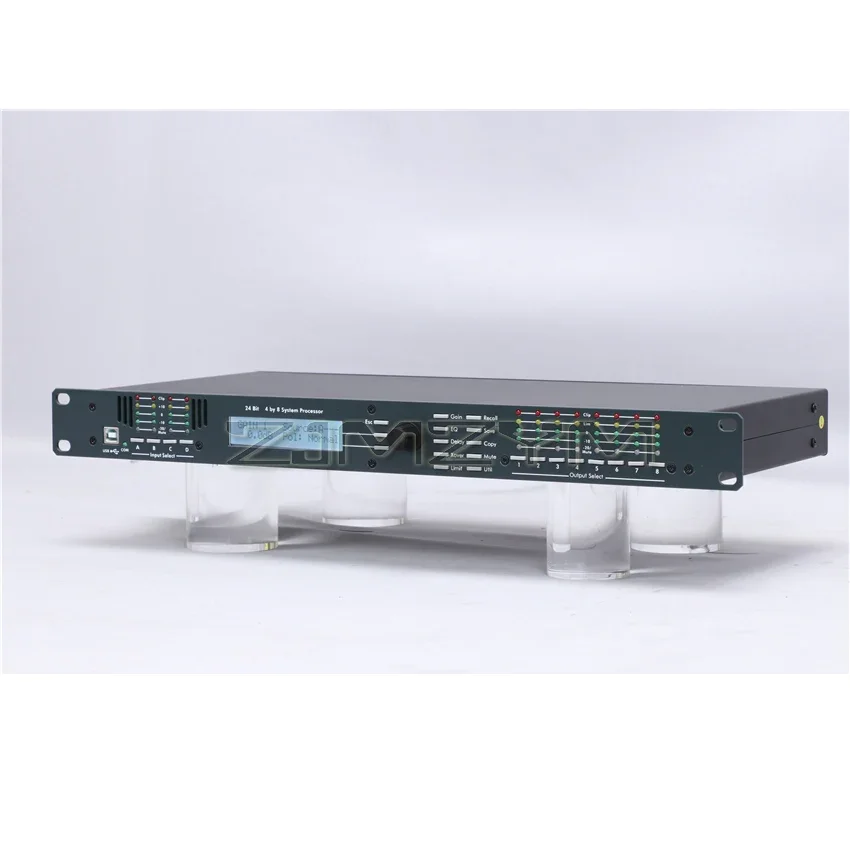 4.8SP Professional Stage Performance Bar Speaker Line Array Frequency Division Four In Eight Out Digital Audio Processor