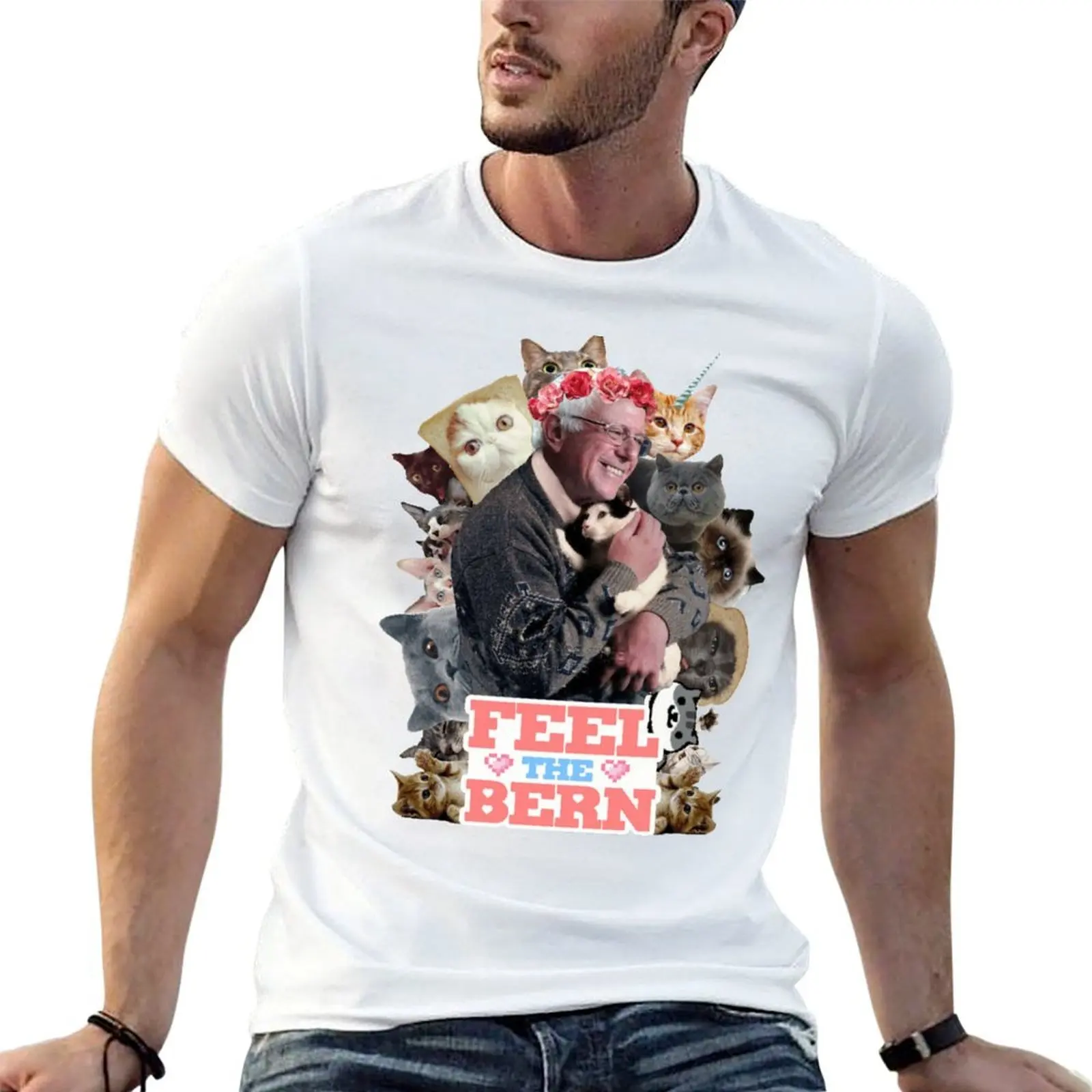 

Feel the Bern T-Shirt t shirt man designer t shirt man casual t shirts cotton 100% T-shirt