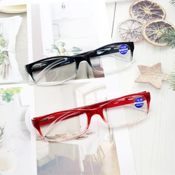 Anti Blue Light Glasses Women PC Reading Glasses Men Fashion Eyewear Small Square Clear Frame Reading Glasses Presbyopic Glasses