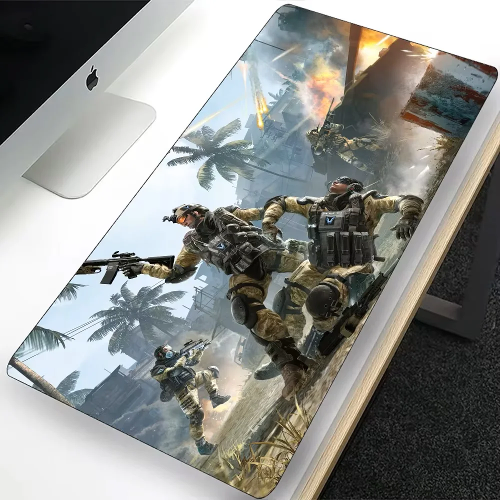 Warface Large Gaming Mouse Pad Computer Mousepad PC Gamer Laptop Mouse Mat Office Mausepad Silicone Carpet Keyboard Mat Desk Pad