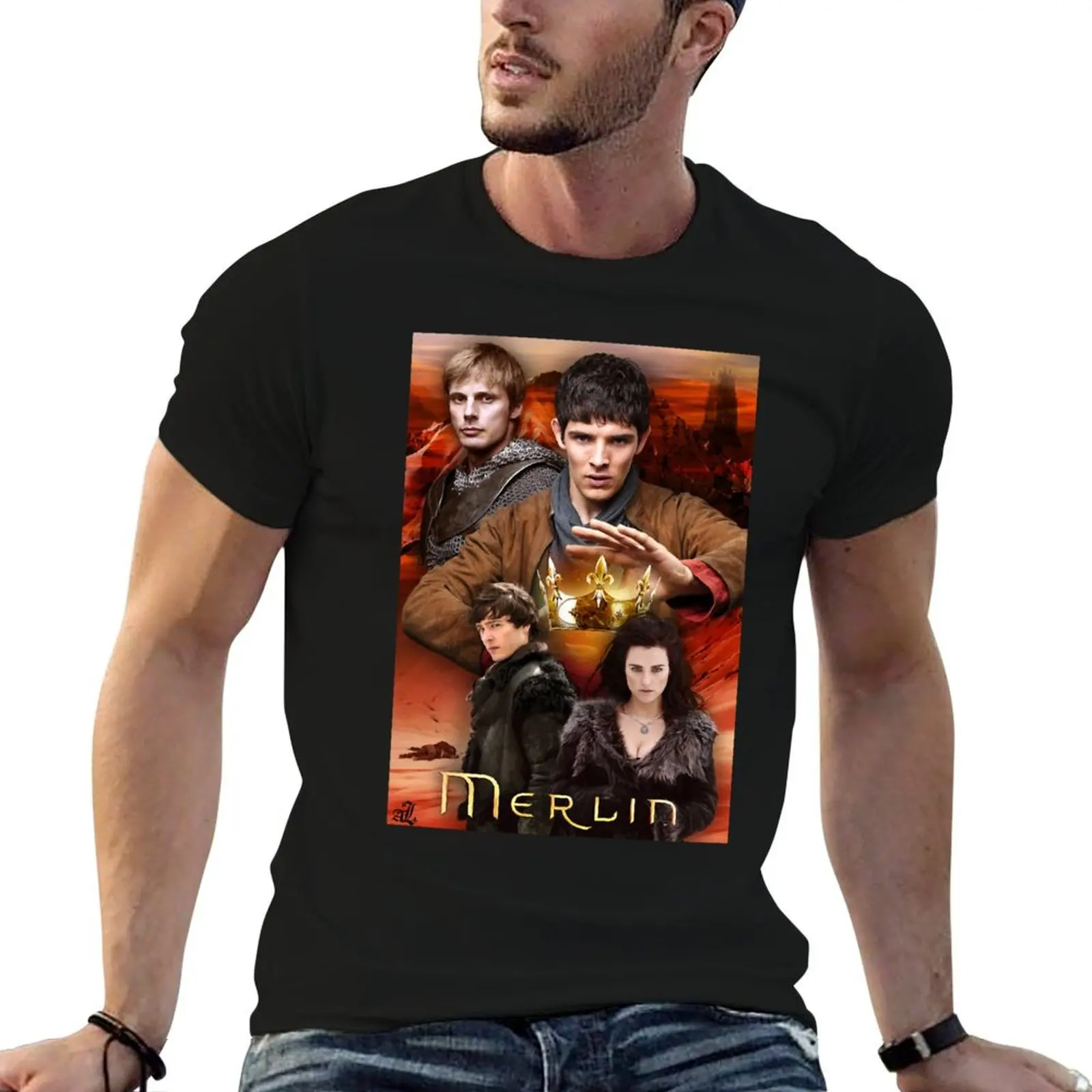 

graphic T-Shirt t Merlin Ways My Bbc man for Master vintage t shirts graphic To shirts for man Mens Favorite tees
