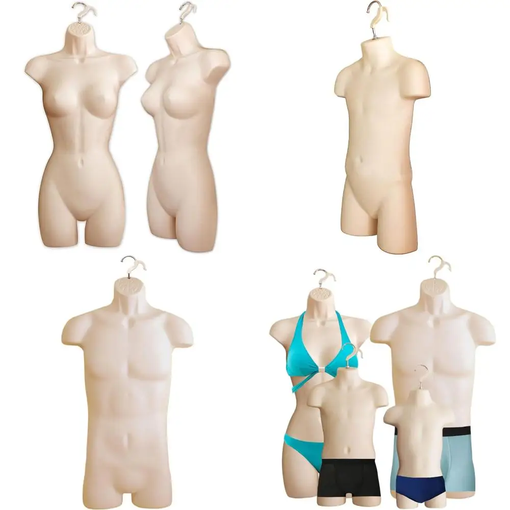 

Универсальный набор подвесных манекенов - унисекс, для детей и малышей, пластиковые формы с полой спинкой для демонстрации футболок, для витрин, размеры S-M