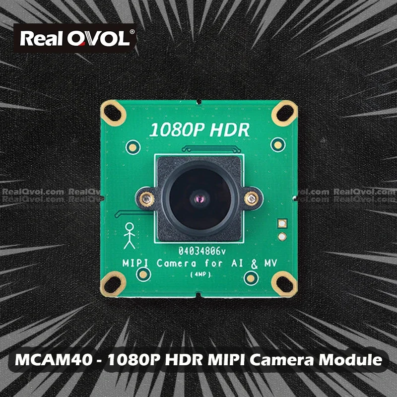 RealQvol FriendlyELEC 1080P HDR MIPI Camera - MCAM400 Support NanoPC-T4 NanoPi-M4/NEO4 IR Filter/o IR Filter RK3399