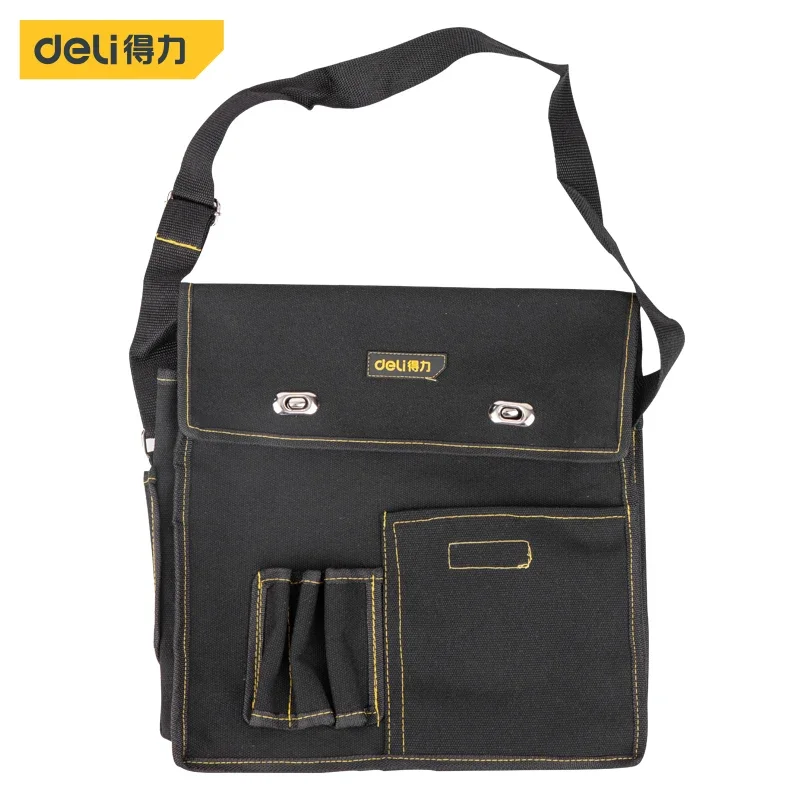 Deli Multifunction Tool Belt Screwdriver Utility Kit Holder Tools Bag Pocket Pouch Bag Electrician Portable Waist Pocket Handbag