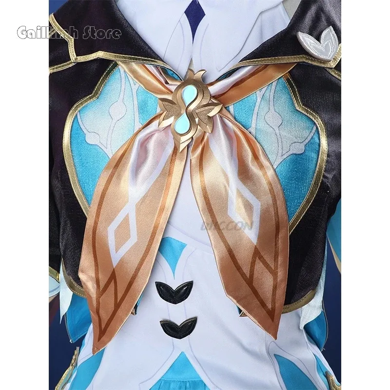 2025 yiyiGame Honkai ستار السكك الحديدية تأثيري حلي شعر مستعار النساء الفتيات هالوين كوس الملابس بدلة الحفلات اليراع l