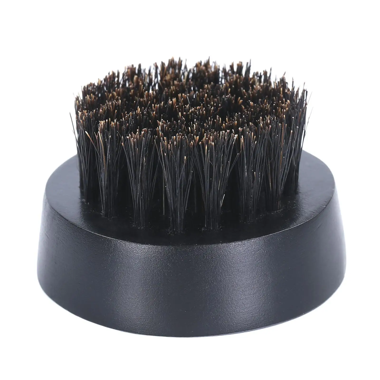 Portable Wooden Boar Bristle Beard Brush Soft Pocket Comb for Men Travel Grooming and Styling