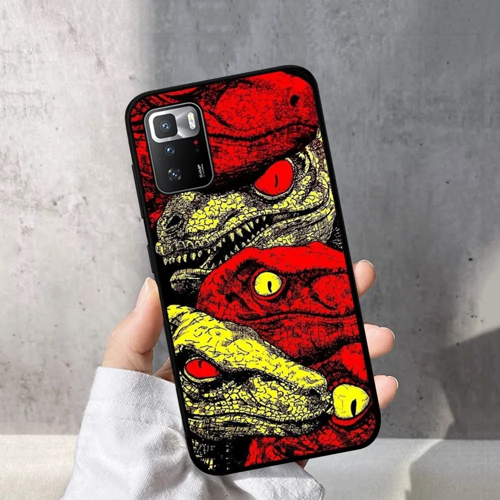 J-Jurassics Park Dinosaur World Phone Case For Redmi Note 4 X 5 A 6 7 8 T 9 9S 10 11 11S 11Epro Poco M3 pro