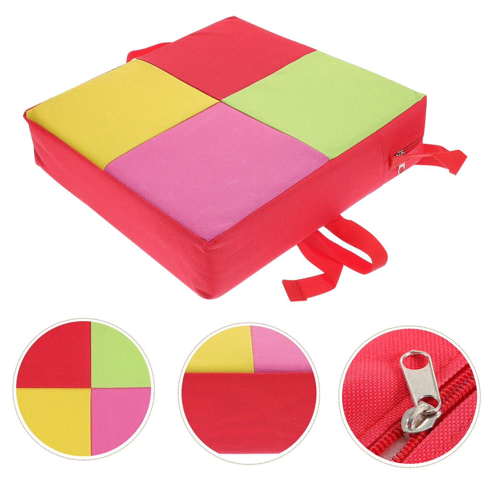 

Baby Kids Dining Chair Booster Cushion Seat Adjustable Waterproof Highchair Mat For Children 2+ Years Removable Oxford Cloth Pvc