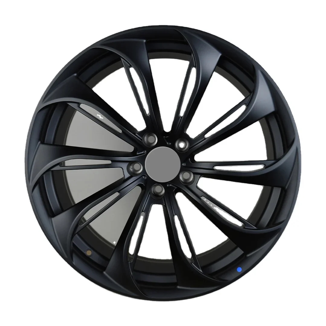 Matt Black Other Wheel Modified Car T6 6061 One Piece Of Forged Rims 21 22 Inch 5*120