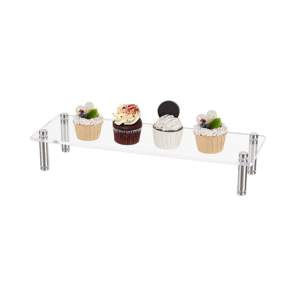 Acrylic Display Stand Clear Stand Cupcake Display Stand Acrylic Bracket Acrylic Riser Display Rack Doll Model Holder