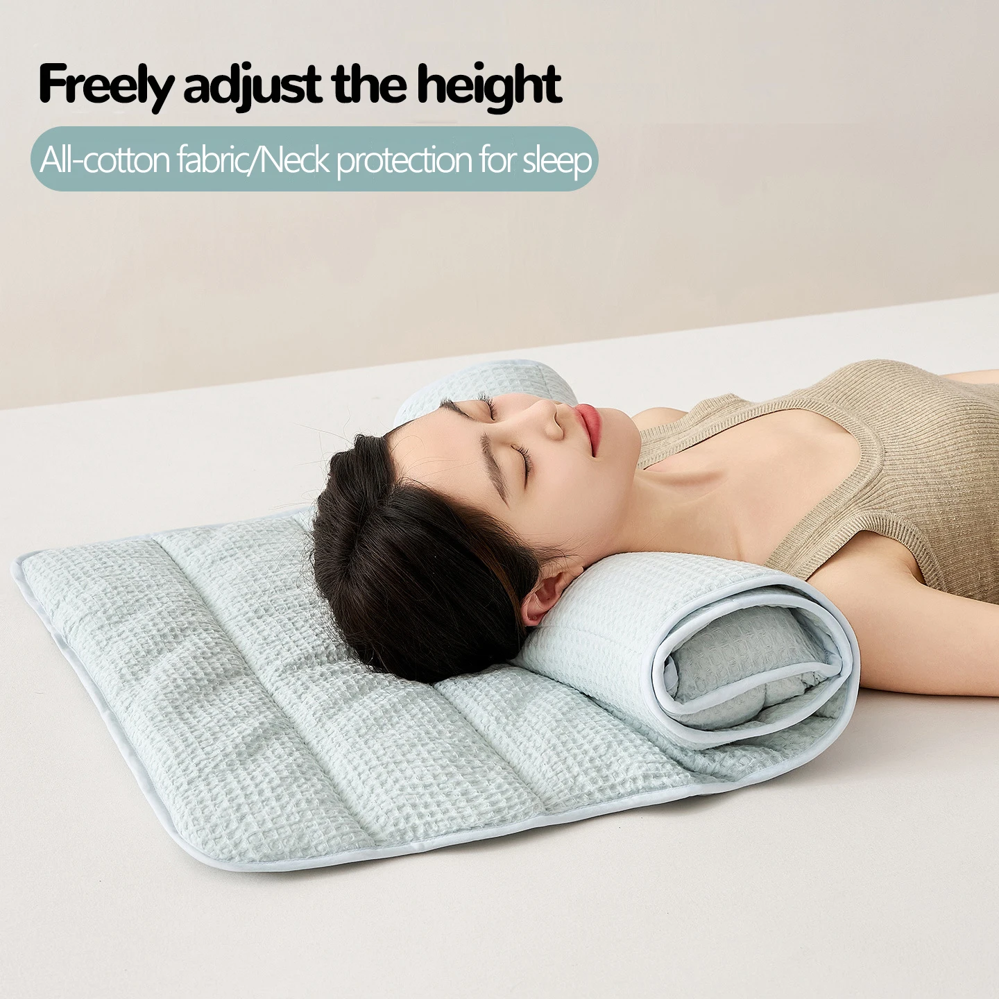 

Adjustable Pillow Dual-use Mode Cervical Neck Pillow for Neck and Shoulder Pain Relief Ergonomic Shaped Relax The Cervical