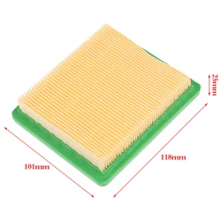 현대 잔디 깎는 기계 공기 필터 용 1PC 정원 도구 공기 필터 HYM430SP HYM460SP HYM460SPE P4600SP P460 잔디 깎는 기계 예비 부품